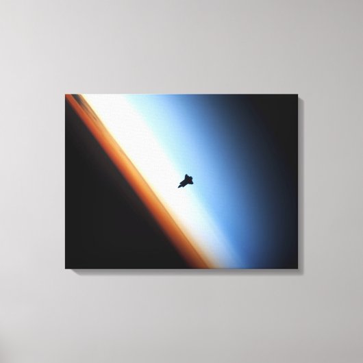 Toile Silhouette de la navette spatiale Endeavor (Recto)