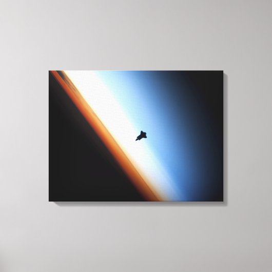 Toile Silhouette de la navette spatiale Endeavor (Recto)