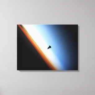 Toile Silhouette de la navette spatiale Endeavor