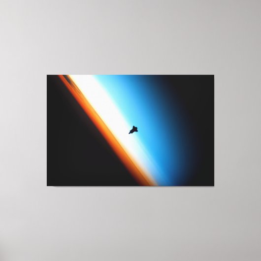 Toile Silhouette de la navette spatiale Endeavour (Recto)