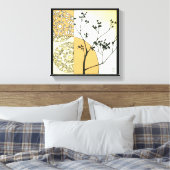 Toile Silhouette de l'arbre écarse par Megan Meagher (Insitu(Chambre))