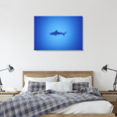 Toile Silhouette de requin (Insitu(Chambre))