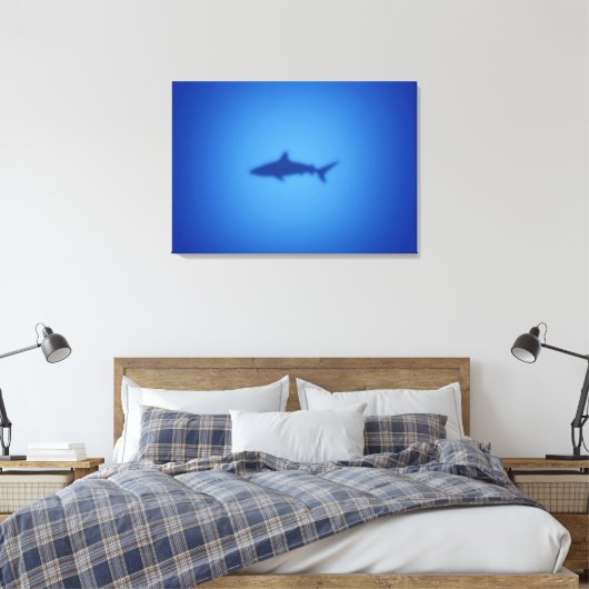 Toile Silhouette de requin (Insitu(Chambre))