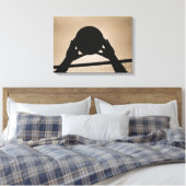 Toile Silhouette de volley-ball 2 (Insitu(Chambre))