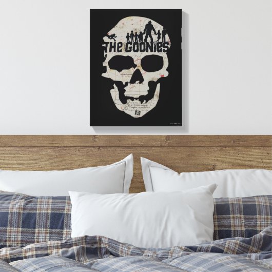 Toile Silhouette du crâne des Goonies (Insitu(Chambre))