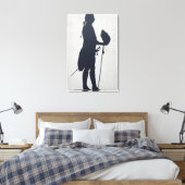Toile Silhouette d'un homme (Insitu(Chambre))