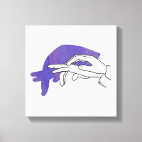 Silhouette main Anteater violet