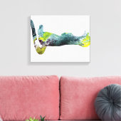 Toile Silhouette Meerkat (Insitu(Salon))