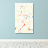 Toile Silhouette Moderne Coloré Art Enveloppé Prin (Insitu (Plancher de Bois))