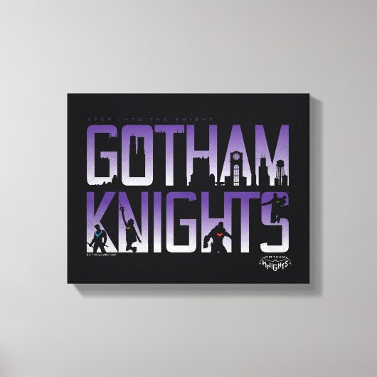 Toile Silhouettes de Gotham Knights (Recto)