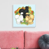 Toile Silkies du jardin de fleurs (Insitu(Salon))