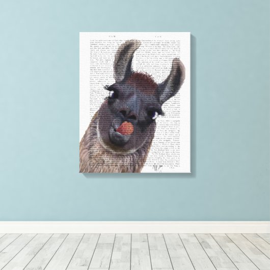 Toile Silly Llama (Insitu (Plancher de Bois))