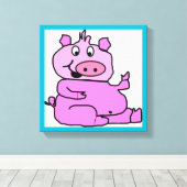 TOILE SILLY PIGGY (Insitu (Plancher de Bois))