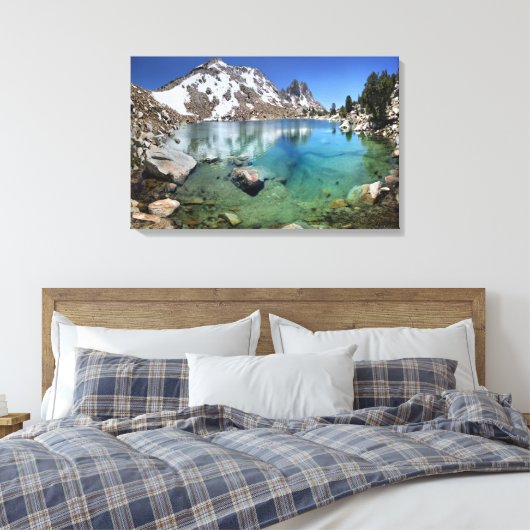 Toile Silver Pass Tarn - Trail Johm Muir (Insitu(Chambre))