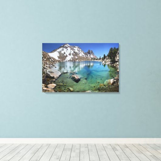 Toile Silver Pass Tarn - Trail Johm Muir (Insitu (Plancher de Bois))