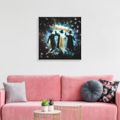 Toile Simchat Torah Dancing with Soll Canvas Art Print (Insitu(Salon))