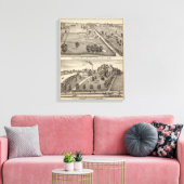 Toile Simmon's Prairie Farm, Kenosha Water Cure (Insitu(Salon))