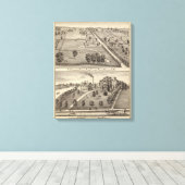 Toile Simmon's Prairie Farm, Kenosha Water Cure (Insitu (Plancher de Bois))