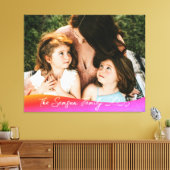 Toile Simple 1 Photo Full Coverage - Script Text Overlay (Insitu(Salon))