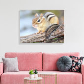 Toile Simple adorable petit Chipmunk (Insitu(Salon))