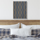 Toile Simple, elegant, cool, trendy line graphic pattern (Insitu(Chambre))