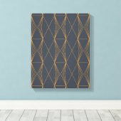 Toile Simple, elegant, cool, trendy line graphic pattern (Insitu (Plancher de Bois))