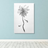 Toile Simple marguerite (Insitu (Plancher de Bois))