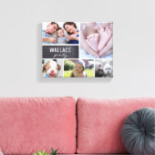 Toile Simple Modern Family photo collage (Insitu(Salon))