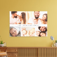 Simple Modern Family Photo collage personnalisé
