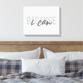 Toile Simple, moderne, cool, design urbain Parce que je (Insitu(Chambre))