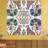 Toile simple peinture madhubani (Insitu(Salon))