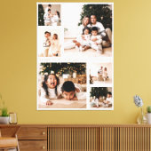 Toile Simple Script Family Photo Collage Vacances (Insitu(Salon))