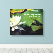 Toile Simple Thèmes Frog Citation Inspirationnelle (Insitu (Plancher de Bois))