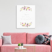 Toile Simplement Joli Welcome Enveloppé Canvas Signal (Insitu(Salon))