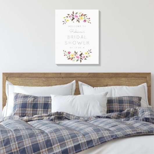 Toile Simplement Joli Welcome Enveloppé Canvas Signal (Insitu(Chambre))