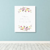 Toile Simplement Joli Welcome Enveloppé Canvas Signal (Insitu (Plancher de Bois))