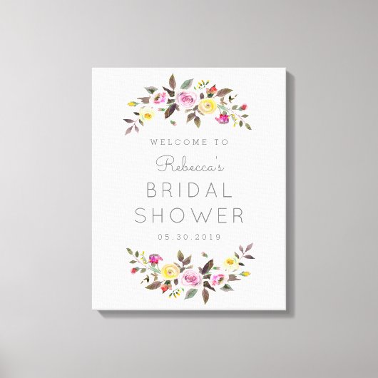 Toile Simplement Joli Welcome Enveloppé Canvas Signal (Recto)