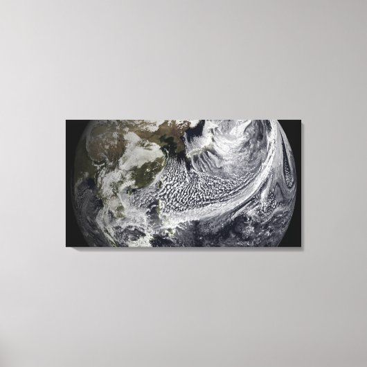Toile Simulation de nuage d'une seule journée 4 (Recto)
