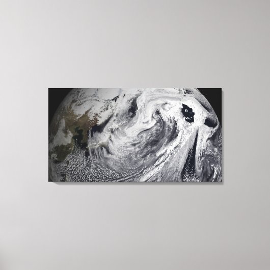 Toile Simulation de nuage d'une seule journée 4 (Recto)