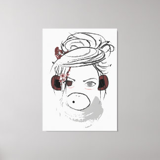 Toile singe.
