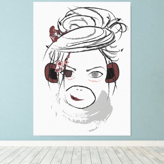 Toile singe. (Insitu (Plancher de Bois))