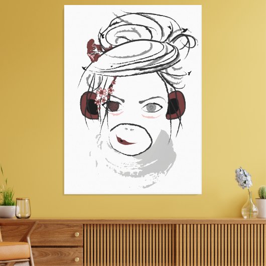 Toile singe. (Insitu(Salon))