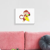 Toile Singe à la banane (Insitu(Salon))