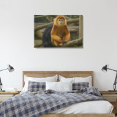 Toile Singe à nez serré dans le refuge des bois (Insitu(Chambre))
