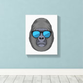 Toile Singe avec lunettes de soleil (Insitu (Plancher de Bois))