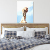 Toile Singe babouin au sommet d'une montagne (Insitu(Chambre))
