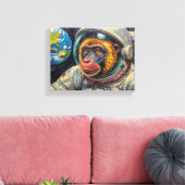 TOILE SINGE DANS L'ESPACE 10 (Insitu(Salon))