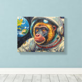 TOILE SINGE DANS L'ESPACE 10 (Insitu (Plancher de Bois))