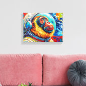 TOILE SINGE DANS L'ESPACE 12 (Insitu(Salon))