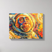 TOILE SINGE DANS L'ESPACE 7 (Recto)